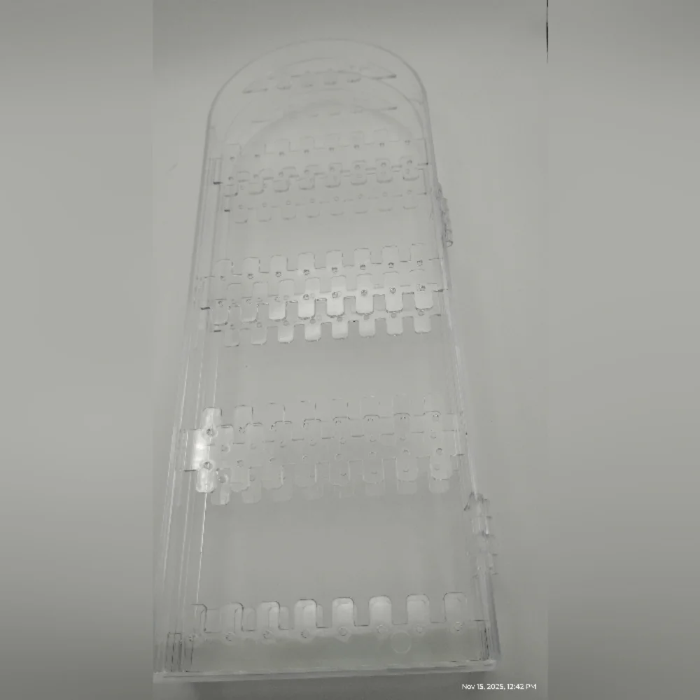 Transparent Acrylic Jewelry Display Stand& Wooden Jewelry Holder🎁 - Picture 2 of 5
